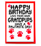 Birthday Card From Grandpups, Dogs For Grandparent, Nan, Grandad, Gran, Papa - Image 4