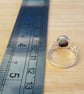 Natural Green Abalone triquetra Celtic knot ring. UK Size M - Image 4