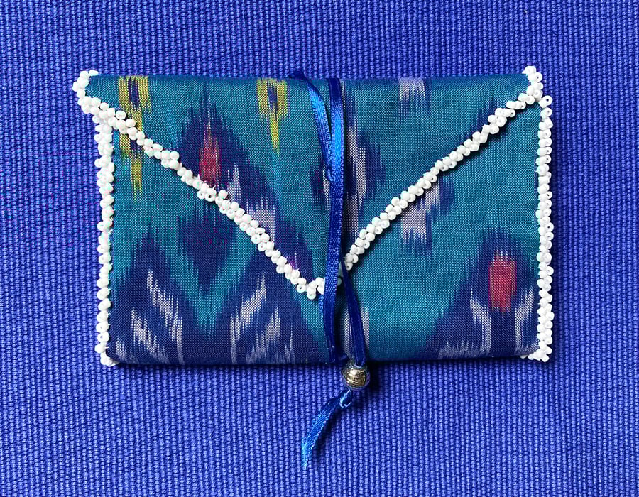 Afghan style beaded purse