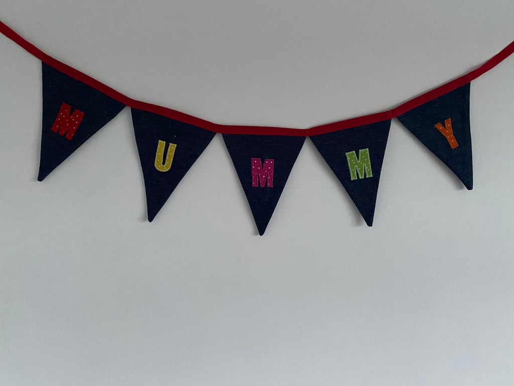  Personalised MUMMY Bunting. (016)