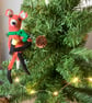 Russet Festive Fox with Drink - Image 2