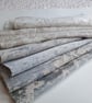 Saphire Blue Slow Stitching kit - upcycled and zero waste textiles  - Image 5