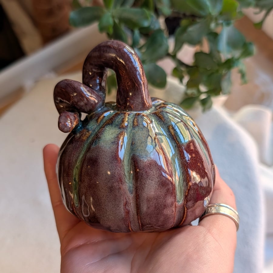 Ceramic Autumnal Pumpkin