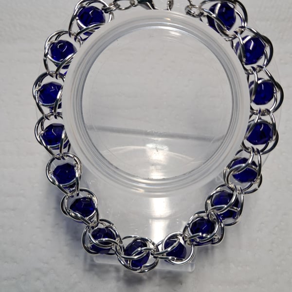 Captured Bead Bracelet 