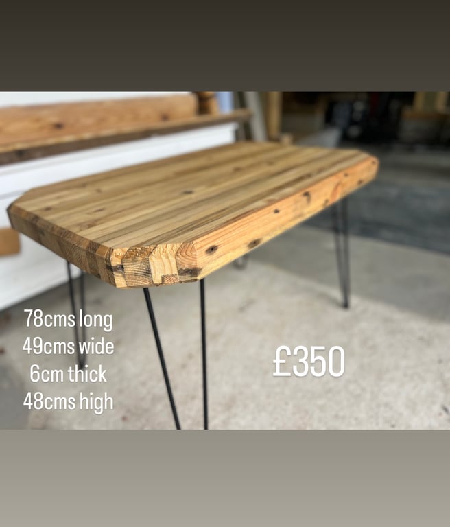 Handmade eco table 