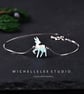 Opal Gazelle Bracelet With 925 Sterling Silver Chain