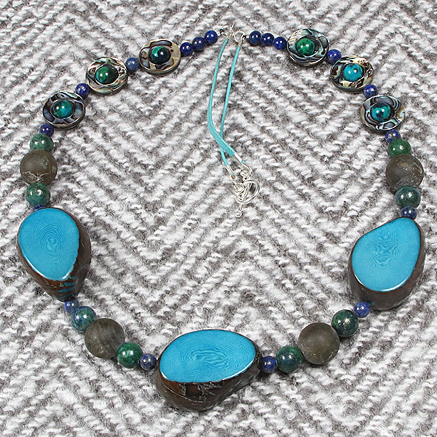 Sea Turquoise Necklace.