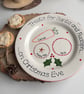 Personalised Christmas Treats for Santa Plate - Image 1