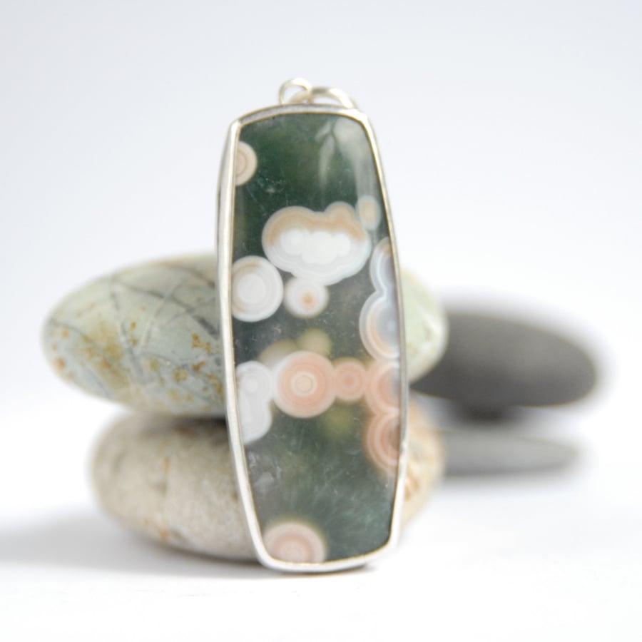 Ocean jasper pendant