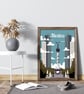 Mexico travel print, Mexico retro city print, Mexico travel poster, gift - Image 4