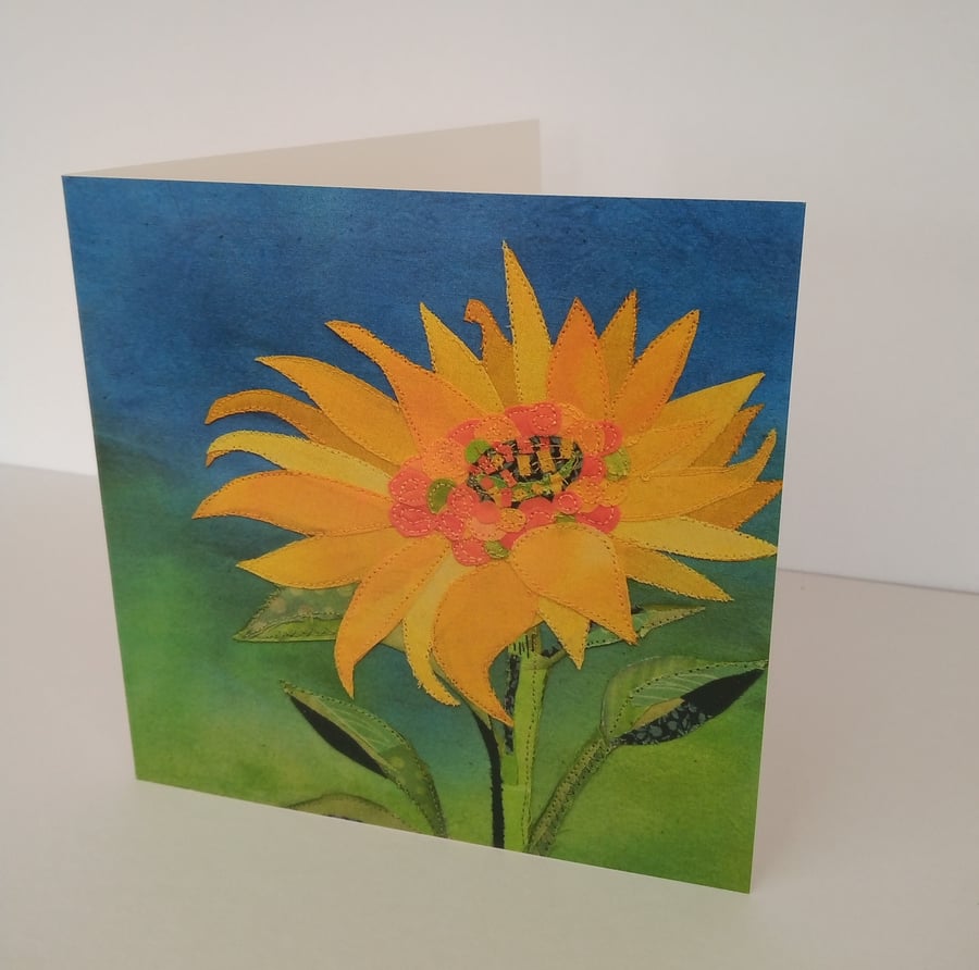Greetings Card - Sunflower