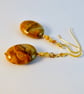 Crazy Lace Agate Earrings, Faceted Quartz - Handmade Gift, Birthday, Anniversary - Image 6