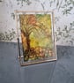 (55) Abstract Alcohol Inks, "Autumn Fantasy" - Image 1