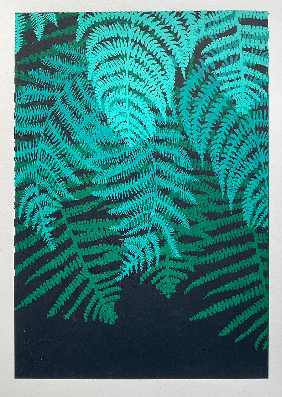 'Bracken' original hand-pulled screen print - Super Seconds Festival