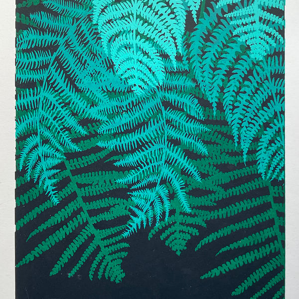 'Bracken' original hand-pulled screen print - Super Seconds Festival