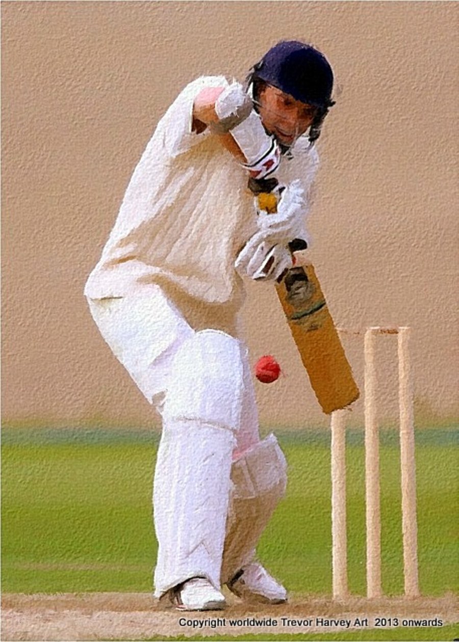 ACEO Collector Art Print - Open Edition Art Print, - 'The Batsman'.