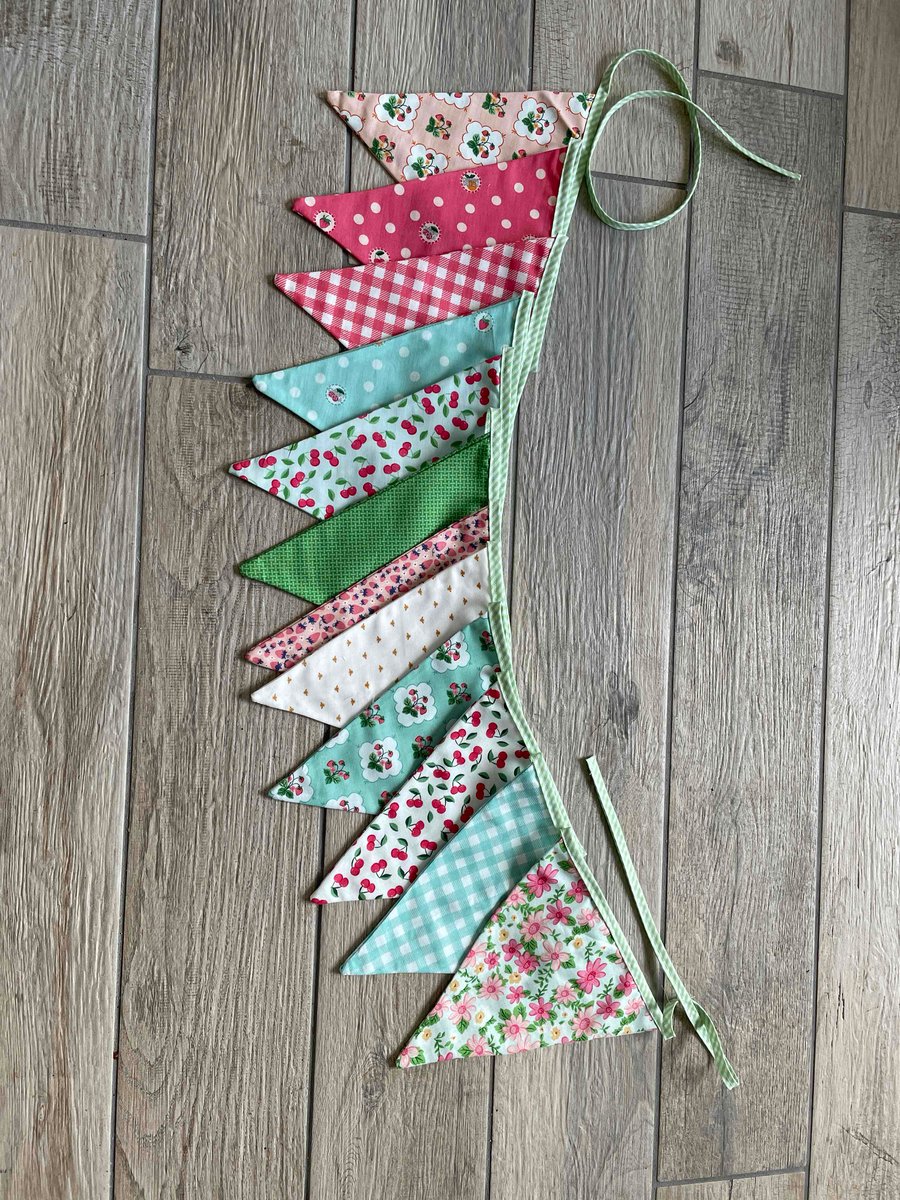 Floral Bunting in Riley Blake Cotton