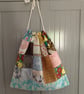 Drawstring lined bag, lined drawstring bag, student gift - Image 1