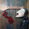 Kitchen Witch folk art, primitive, witch, Yule hanging,kitchen decor