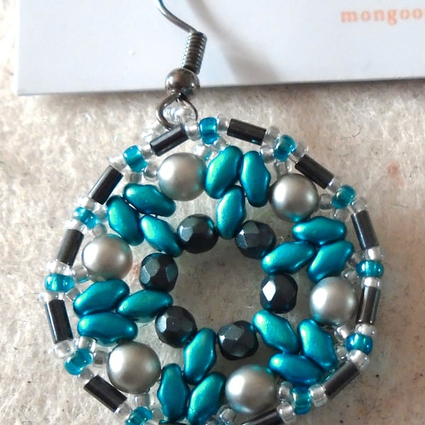 1920s-style bead earrings (customisable)