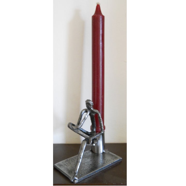 candle holder thinker