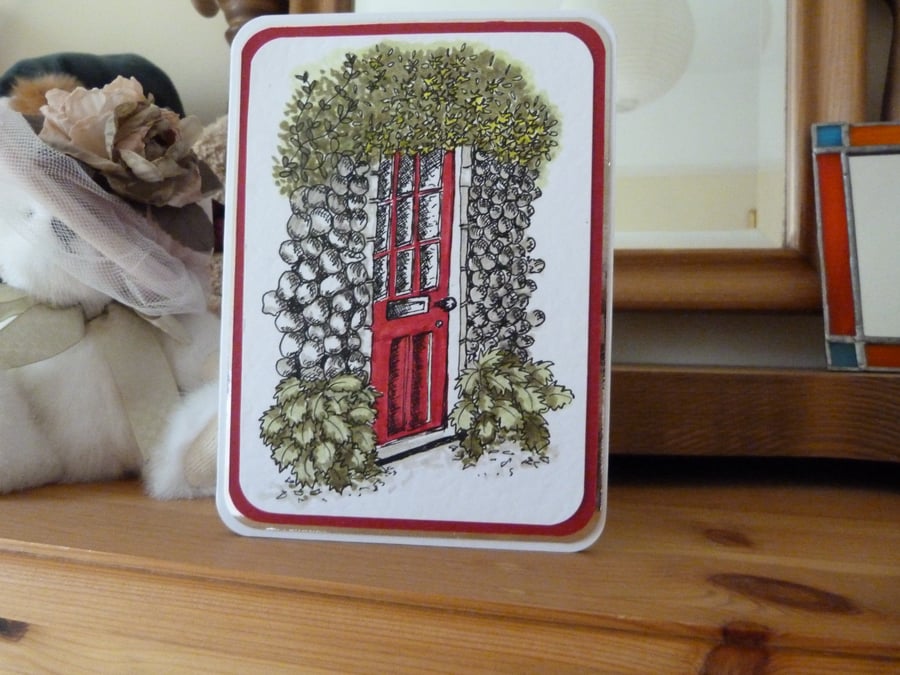 Red Door Card