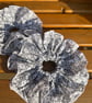 XXL Ditsy Floral Scrunchies, Frill Ruffle Scrunchies, Oversized Scrunchies - Image 1