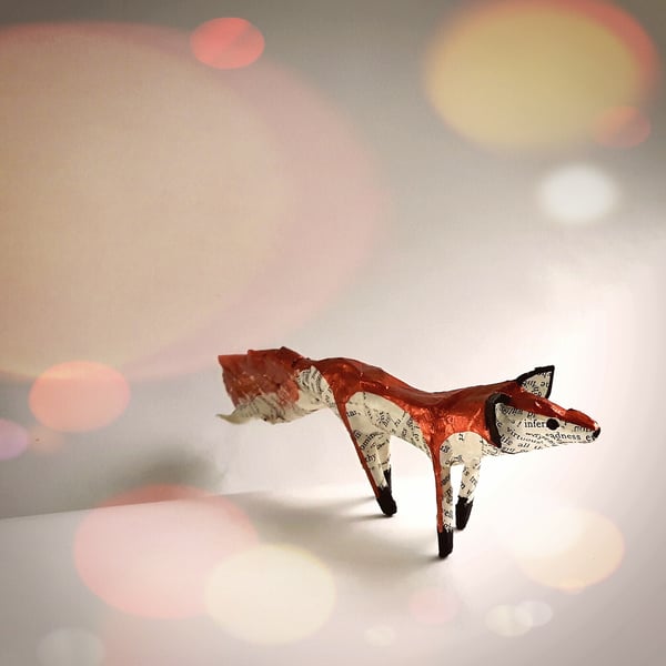 Handmade Paper Fox
