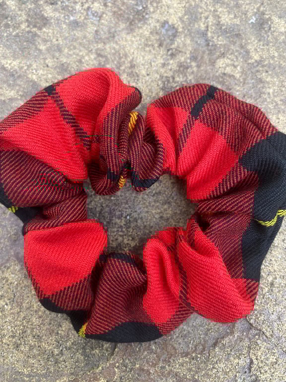 Wallace Tartan Hair Scrunchie