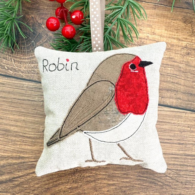Robin Linen Lavender Bags Personalised Gift