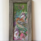 'Chaffinch' 10" x 4" Framed Print