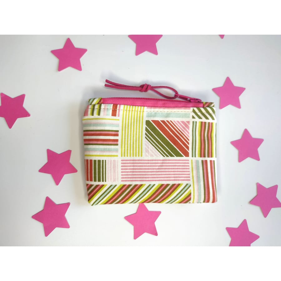 Lines of Joy Coin Purse, Small Purse