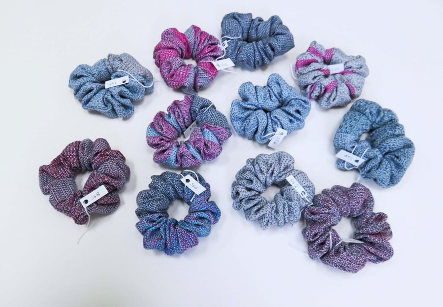 Handwoven Silk Scrunchies