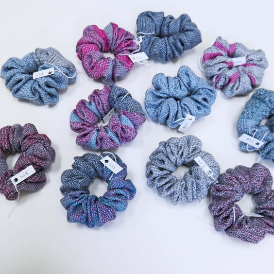 Handwoven Silk Scrunchies