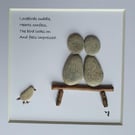 Love Couple Pebble Art Frame