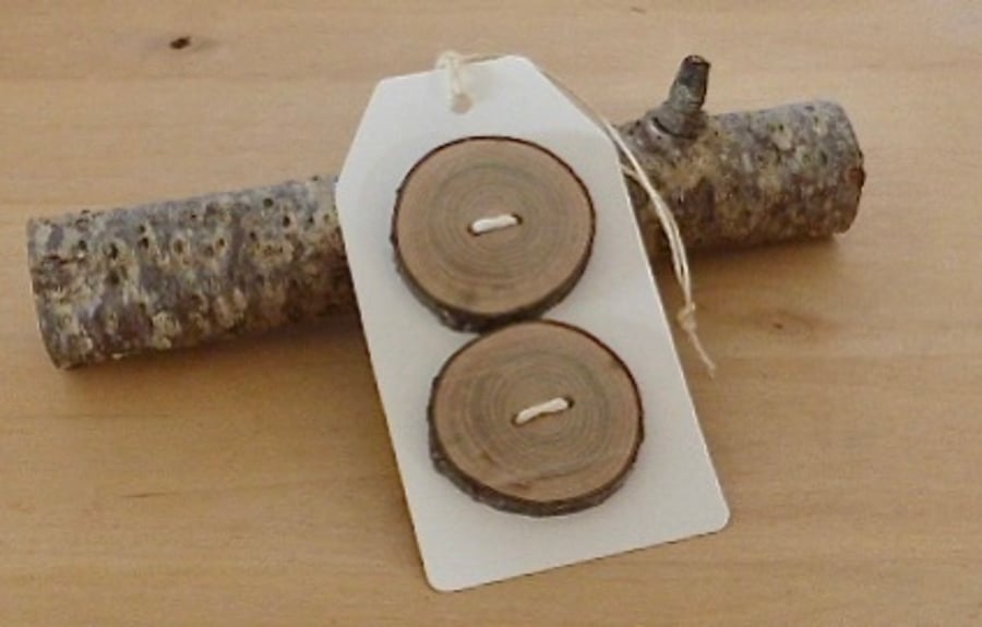 Rustic Driftwood Buttons