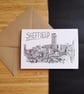 Sheffield Skyline Greetings Card
