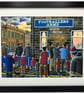 Burnley. Framed & Unframed Fine Art Print, Football Club FC, Retro Pub Gift - Image 1