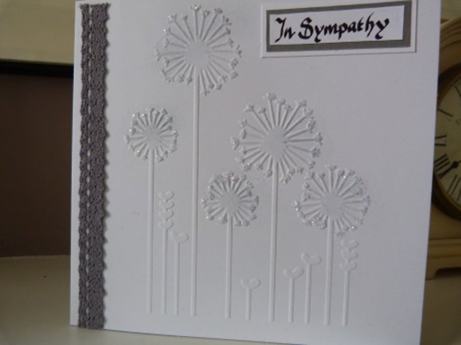 In Sympathy Dandelion Card  
