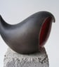 Raku fired robin (E) - Image 3
