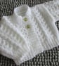 Early Baby Cardigan (To fit 12" Chest) - Image 1