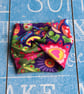 Wide cuff bracelet in retro design fabric - Image 7