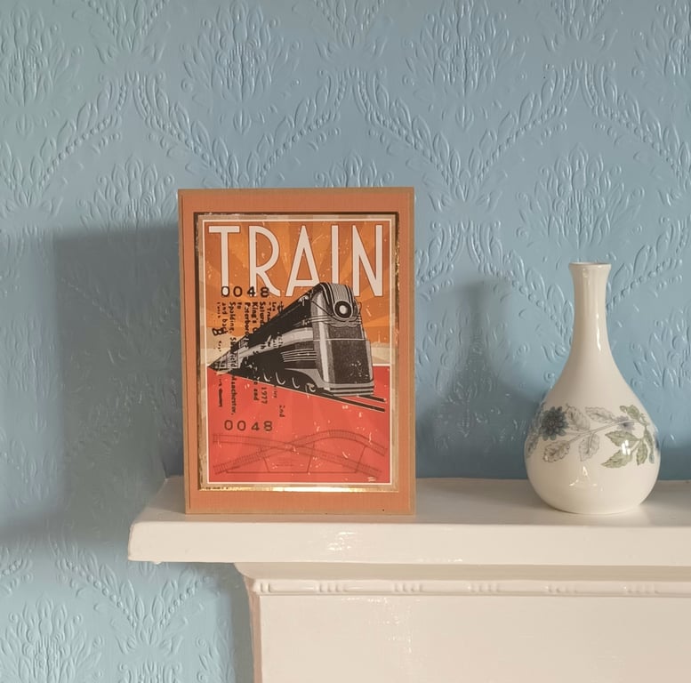Black Train All Occasion Card