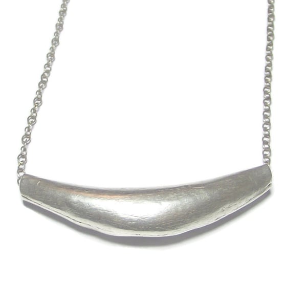 handmade sterling silver pod pendant