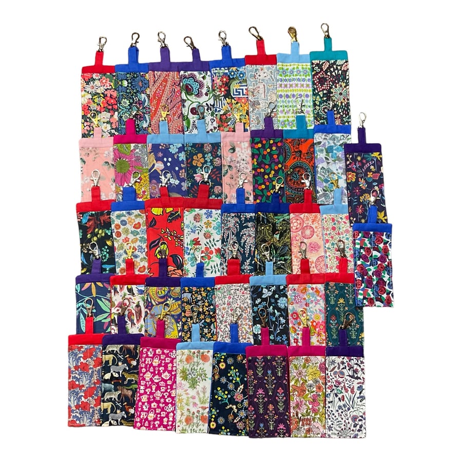 Pen holder for lanyard, clip on pencil store