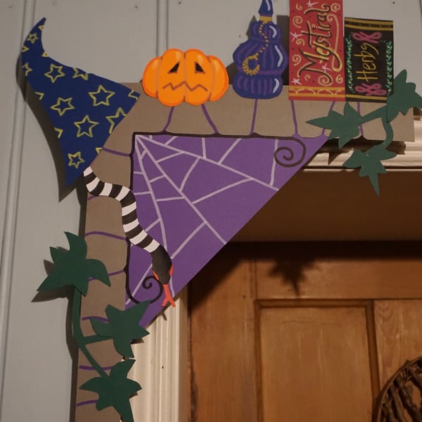 Hand made Halloween or Autumn corner decoration