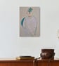 Haja Bintu - Contemporary Minimalist Portrait by Sierra Leonean British Artist - Image 6