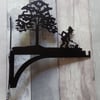 Gardener Working Under Tree Heavy Duty Hanging Basket Bracket