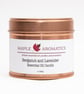 Maple Aromatics Bergamot and Lavender Soy Wax Rose Gold 150g Candle Tin