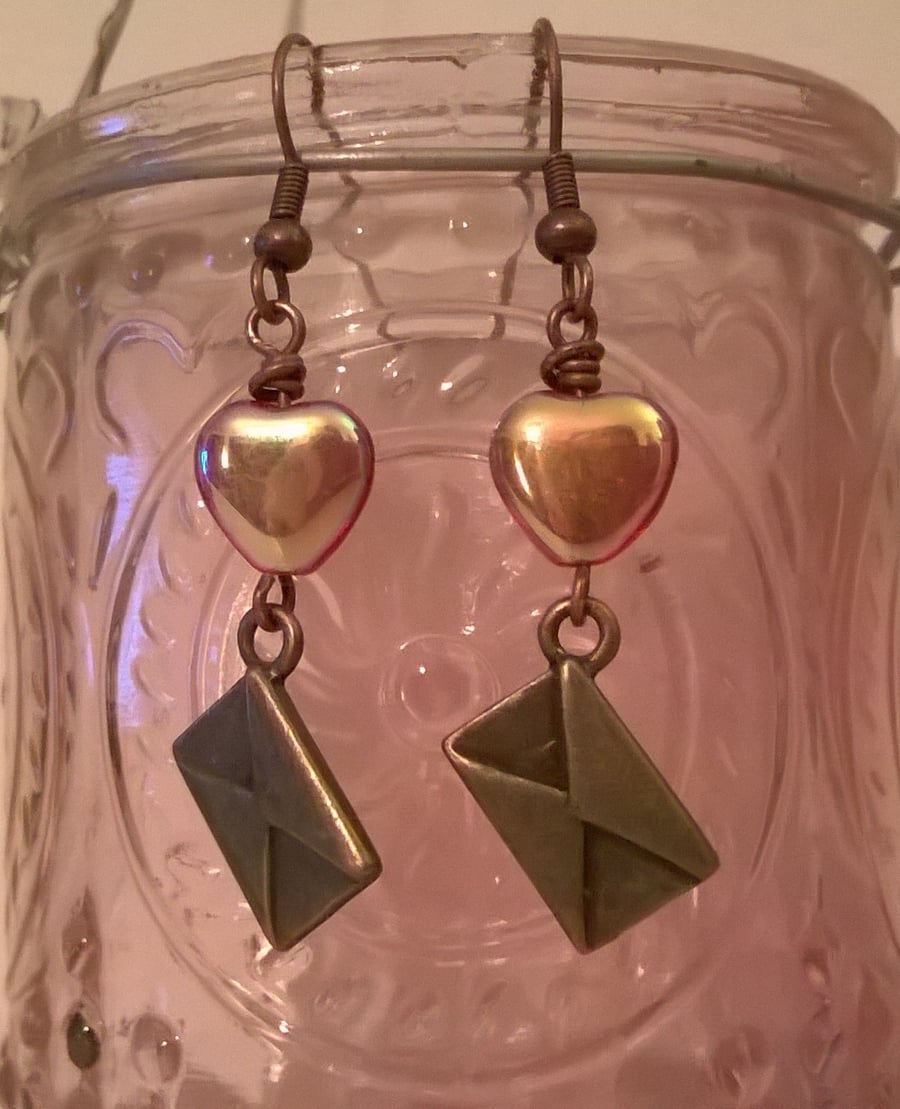 Love letter earrings